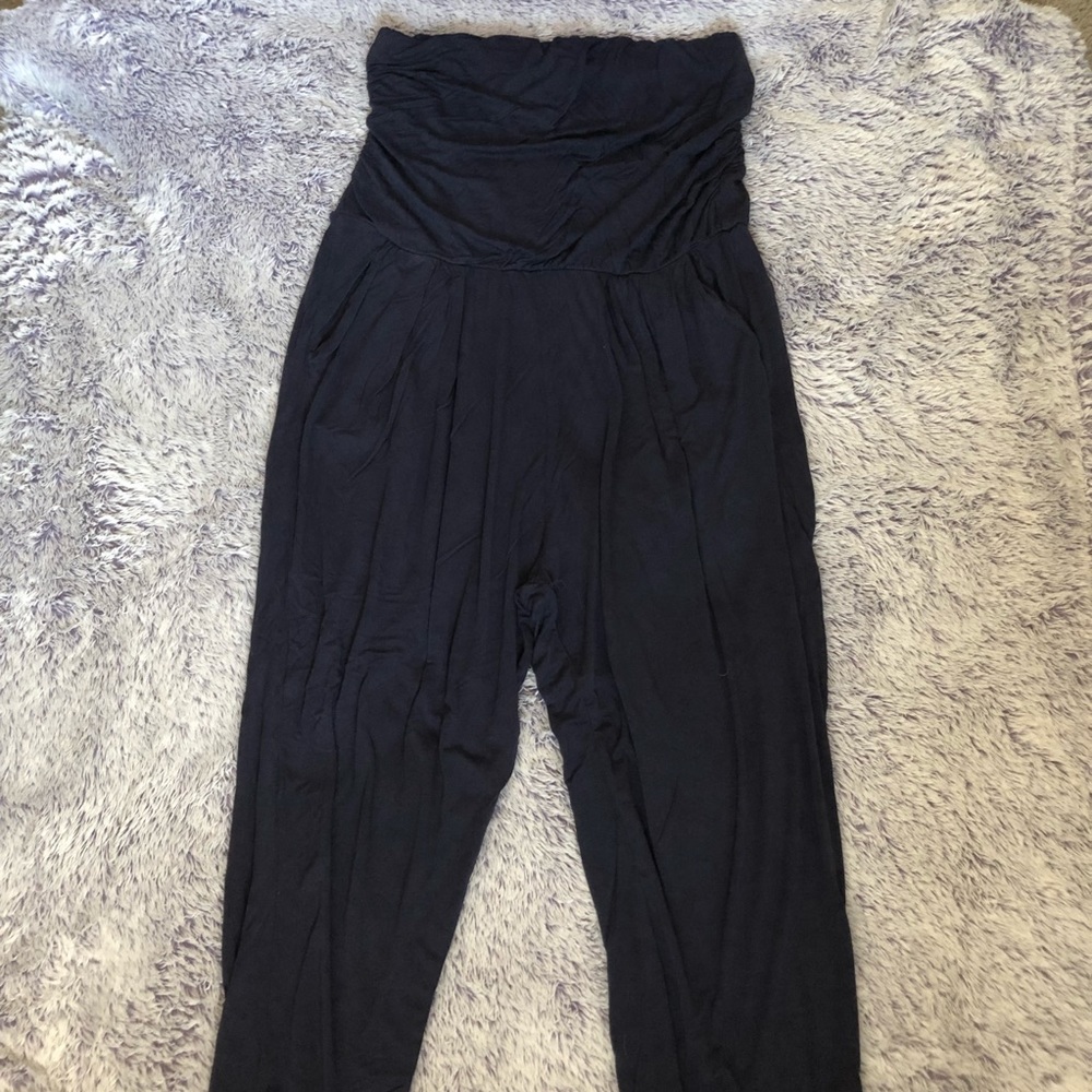 Navy tube jumpsuit